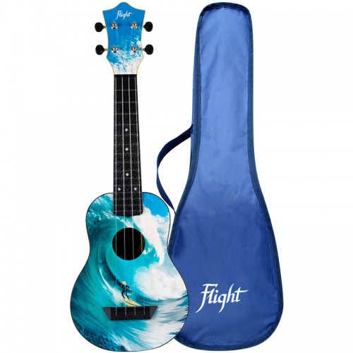 Flight TUS25 SURF Travel Soprano Ukulele