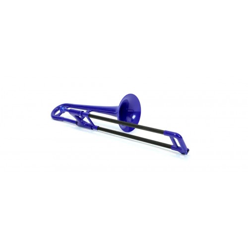 PBONE MINI PLASTIC TROMBONE BLUE