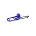 PBONE MINI PLASTIC TROMBONE BLUE