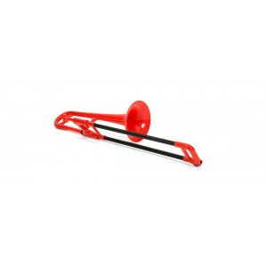 PBONE MINI PLASTIC TROMBONE RED