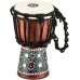 Meinl Percussion 4 1/2" African Style Mini Djembe, Flower Design