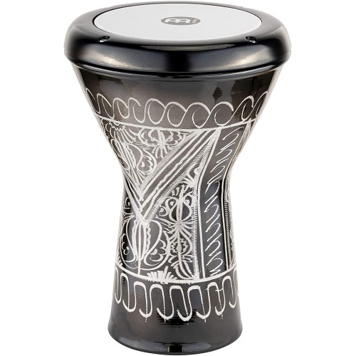 Meinl Percussion 6" Aluminum Doumbek, Hand Engraved, Synthetic Head