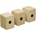 Meinl Percussion Mini Cajon Shaker Set, Bubinha, Natural, Zebrano - SH50-SET