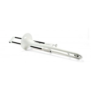 PBONE PLASTIC TROMBONE WHITE