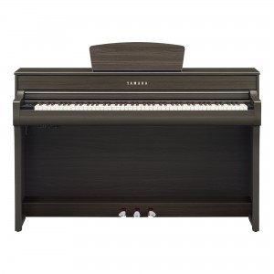 Yamaha Clavinova CLP-735 DW Digital Upright Piano With Bench - Dark Walnut