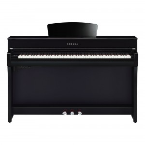 Yamaha Clavinova CLP-735 PE Digital Upright Piano With Bench - Polished Ebony