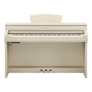 Yamaha Clavinova CLP-735 WA Digital Upright Piano With Bench - White Ash