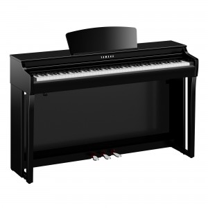 Yamaha Clavinova CLP-725 PE Digital Piano With Bench - Polished Ebony