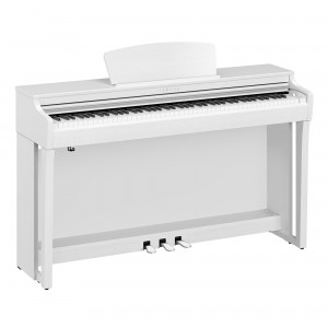 Yamaha Clavinova CLP-725 WH Digital Piano With Bench - White