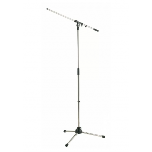 K & M 2012030002 Mic Stand Chrome 3/8"