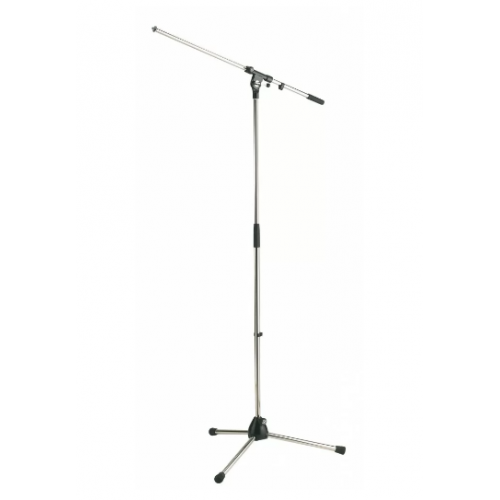 K & M 2012030002 Mic Stand Chrome 3/8"