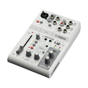  Yamaha AG03MK2 Live Streaming Mixer - White