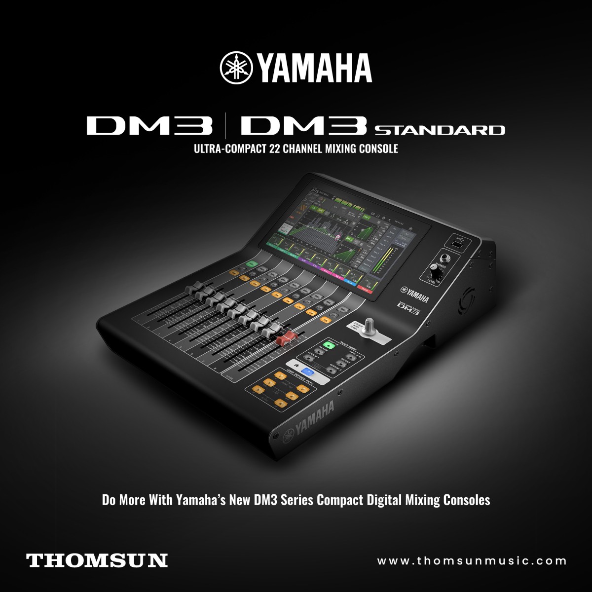 Do More With Yamaha’s New DM3 Series Compact Digital Mixing Consoles