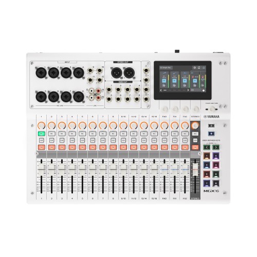 Yamaha MGX16 22-Channel Digital Mixing Console - White