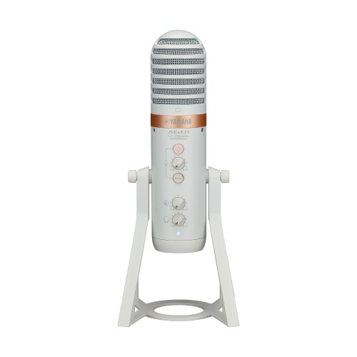 Yamaha AG01 Live Streaming USB Microphone - White