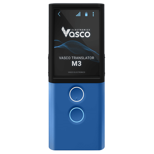 Vasco Electronics M3 Portable 2-Way Pocket Translator - Blue Ocean