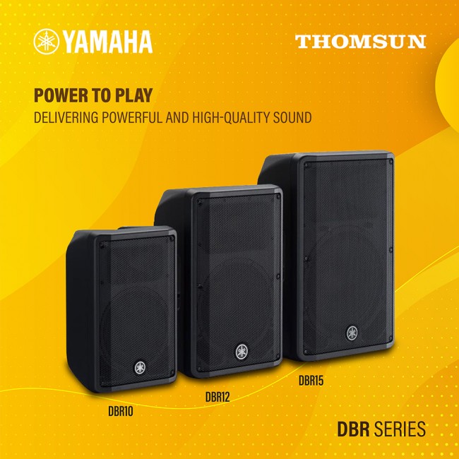 ENCEINTE ACTIVE YAMAHA DBR12 1000W 1252HZ-20KHZ 131dB SPL