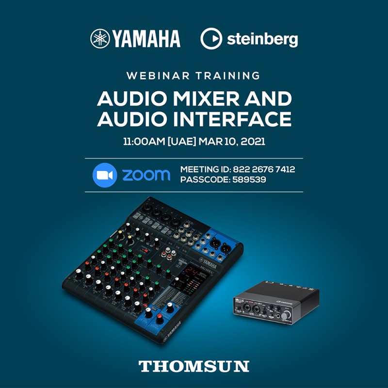 Webinar - Audio Mixer and Audio Interface