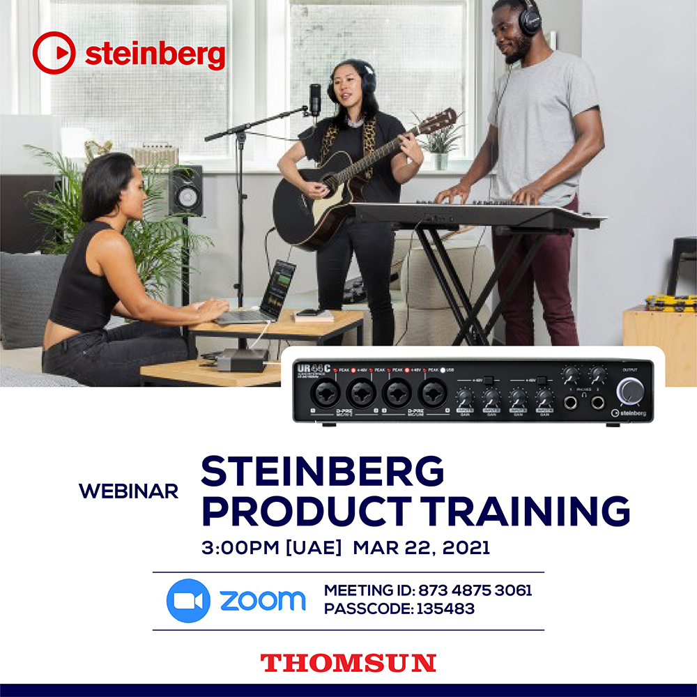WEBINAR - Steinberg Product Training
