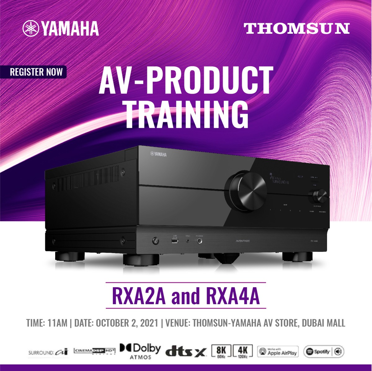 Yamaha AVENTAGE series - Product Training