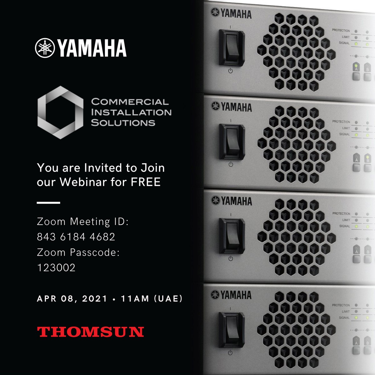 Yamaha Commercial Audio System - WEBINAR 