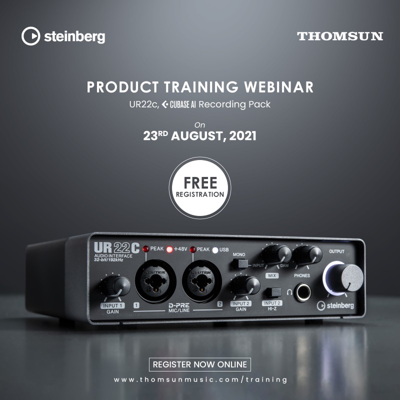 WEBINAR - Steinberg UR22C Recording Pack