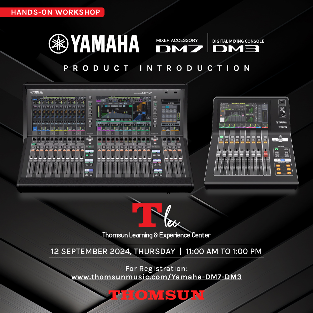 YAMAHA DM7 & DM3 - HANDS-ON WORKSHOP