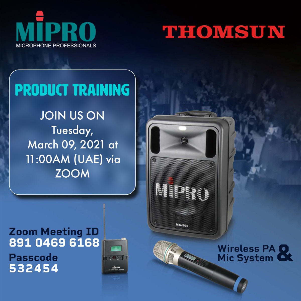 Mipro - Product Training